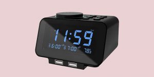 Intelligent Alarm Clock with WT588F02KD