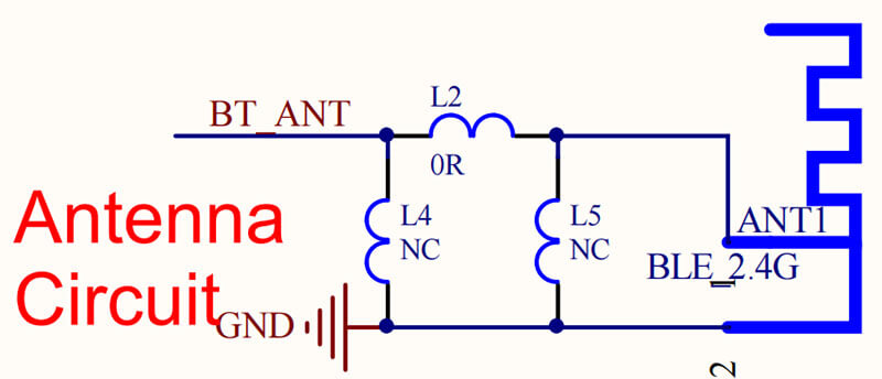 Figure 4 WT2605-16S Antenna Circuit