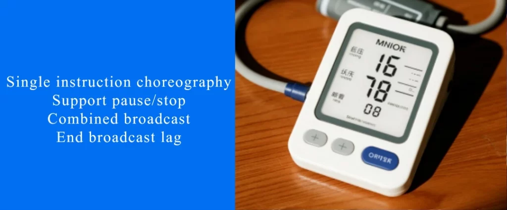 audio chip for blood pressure monitor