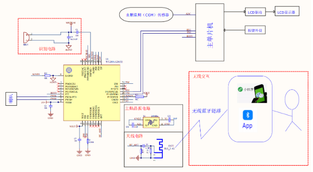 Voice chip for blood glucose meter's design block diagram
