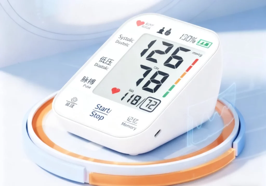 4G AI voice module applied to a blood pressure monitor