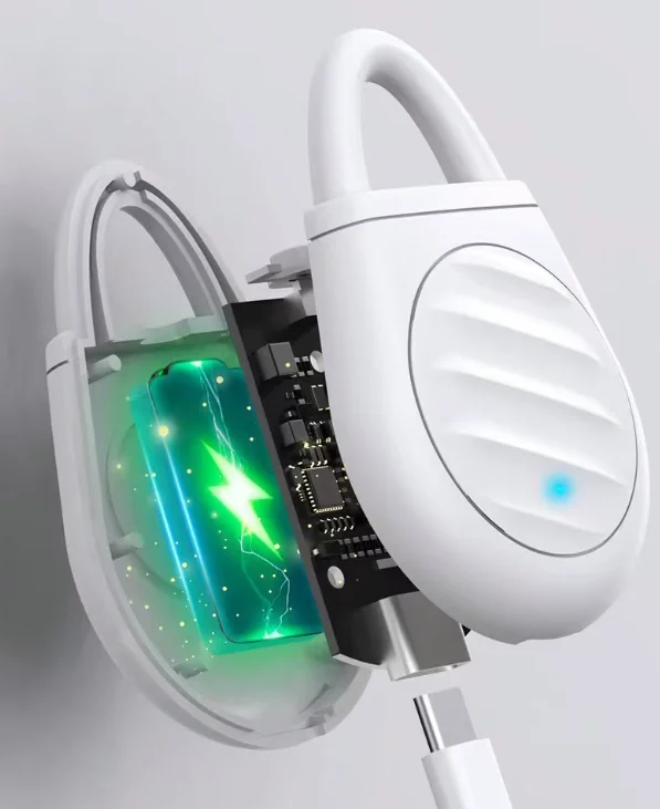 Modern security device with microchip and LED indicator