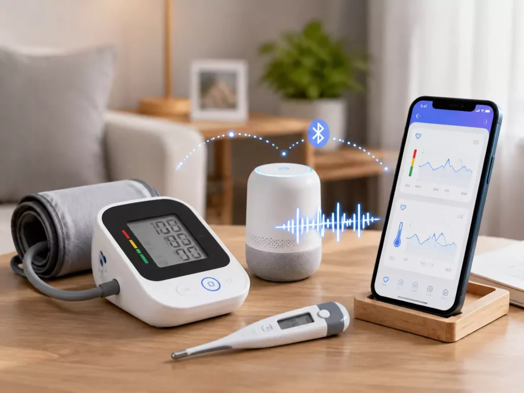 Bluetooth Connected Health Device