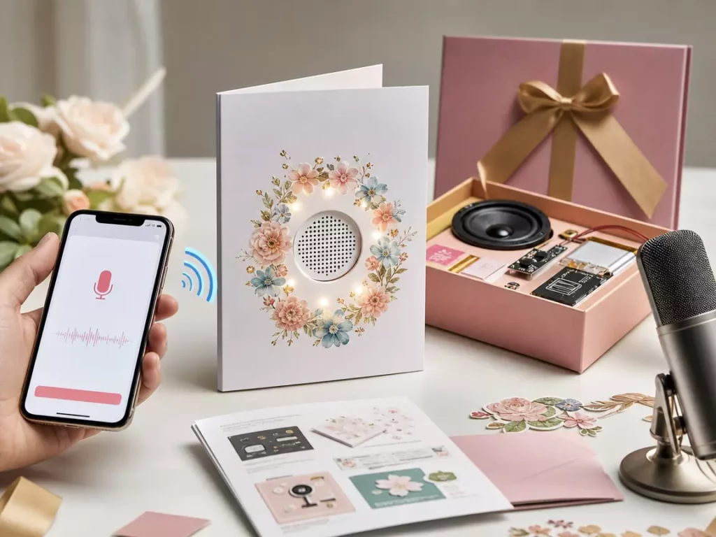 Bluetooth DIY Sound & Voice Greeting Card Solution