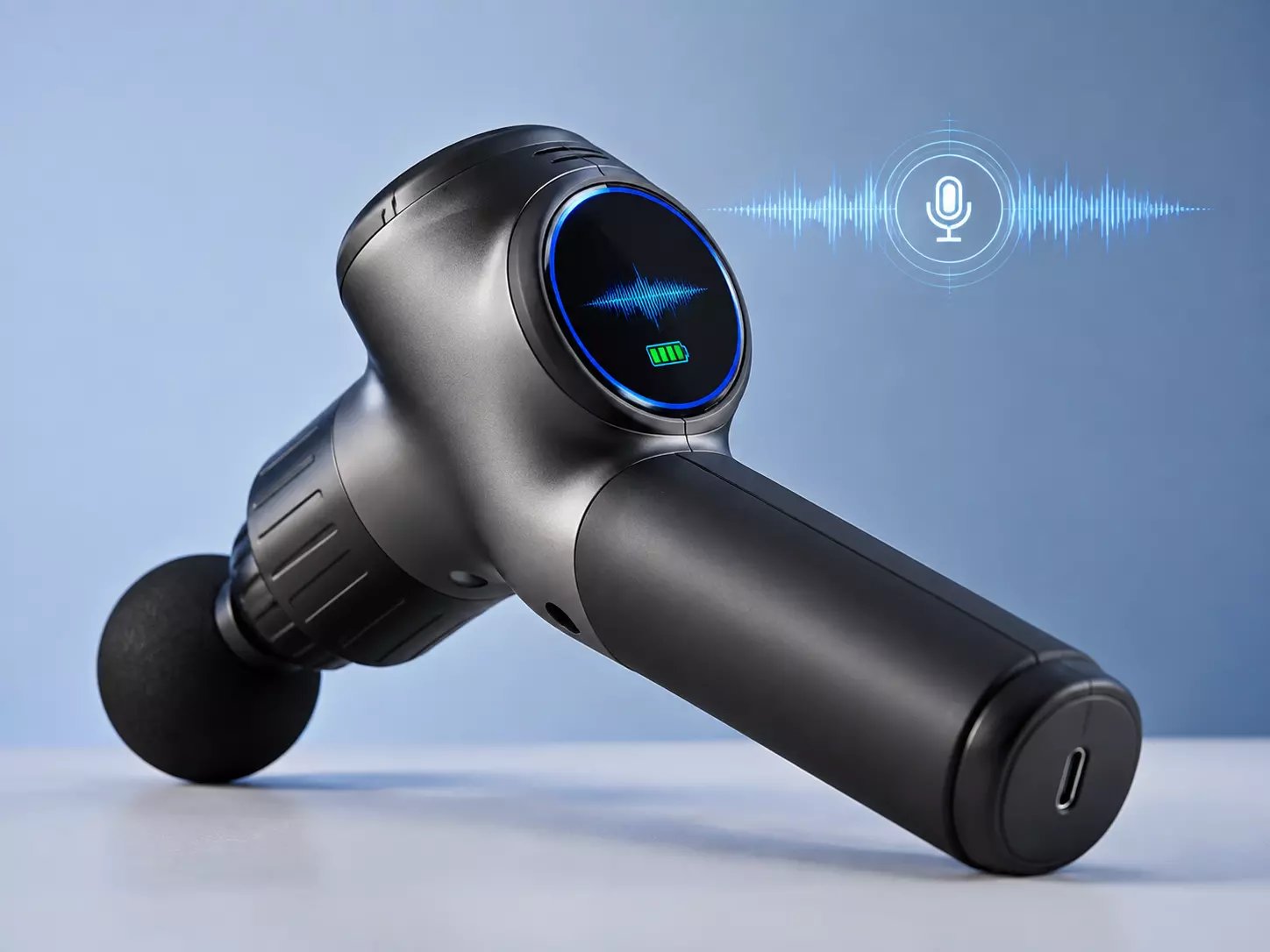 Portable Massage Gun Voice Feedback