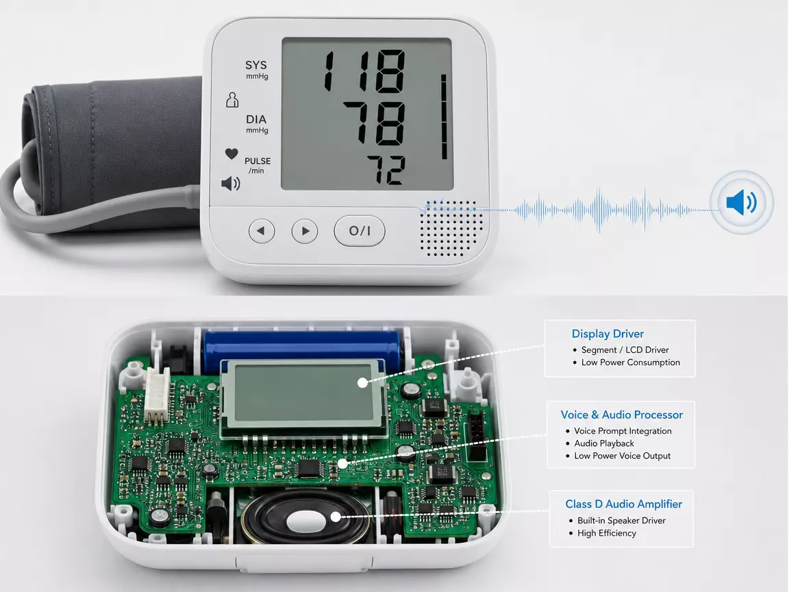 Digital-Tube Display + Voice Combo
